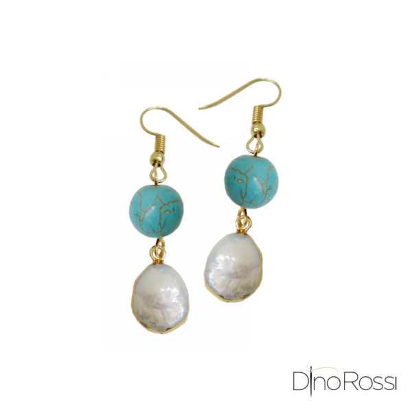 ΣΚΟΥΛΑΡΙΚΙΑ ΚΡΕΜΑΣΤΑ MOTHER OF PEARL ΠΕΤΡΑ ΤΥΡΚΟΥΑΖ 1-0025