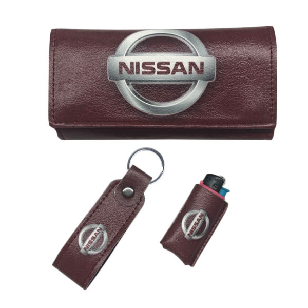 Dino Rossi Χειροποίητο Σετ Καπνοθήκης Με Σχέδιο Nissan Made In Greece