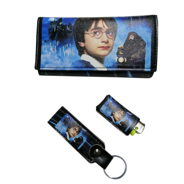 Dino Rossi Χειροποίητο Σετ Καπνοθήκης Με Σχέδιο Harry Potter Made In Greece