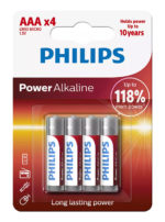 PHILIPS Power αλκαλικές μπαταρίες LR03P4B/5